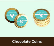 Personalised Chocolate Coins For Engagements