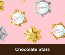 Gender Reveal Party Chocolate Stars