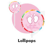 Baby Birth Announcement Lollipops