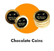Personalised Chocolate Coins For Halloween