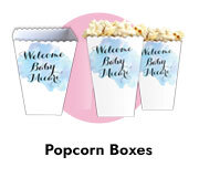 Popcorn Boxes For Baby Birth Announcements