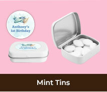 1st Birthday Personalised Mint Tins