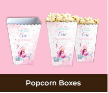 Custom 1st Birthday Popcorn Boxes