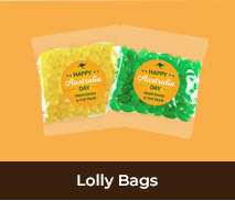 Personalised Australia Day Lolly Bags