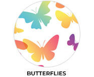 Butterflies Theme Custom Birthday Party Supplies