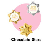 Personalised 1st Birthday Chocolate Stars