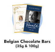 Personalised Chocolate Bars For Funerals