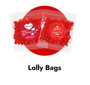 Personalised Valentines Day Lolly Bags