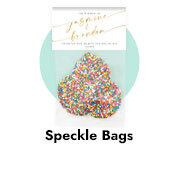 Personalised Speckle Bags For Weddings