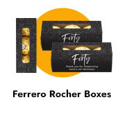 Custom Ferrero Rocher Boxes For Birthday Adults