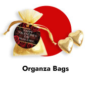 Heart Filled Organza Bags For Valentines Day