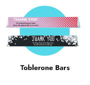 Thank You Personalised Toblerone Bars