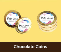 Baby Shower Gold Chocolate Coins