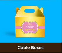 Personalised Kids Party Gable Box Favour Boxes