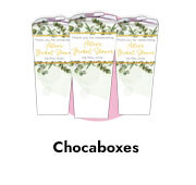 Custom Chocabox Favour Boxes For Bridal Showers