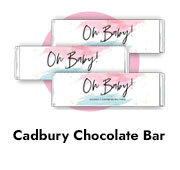Personalised Cadbury Bars For Gender Reveals