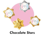 Gender Reveal Party Chocolate Stars