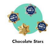 Custom Chocolate Stars For School Functions