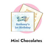 Personalised 1st Birthday Mini Chocolates
