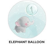 Elephant Balloon Custom Birthday Party Supplies
