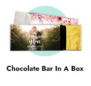 Personalised Wedding Chocolate Bar Favour Boxes