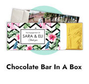 Personalised Engagement Chocolate Bar Boxes