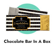Personalised Graduation Chocolate Bar Boxes