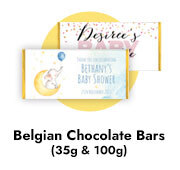 Baby Shower Chocolate Bars