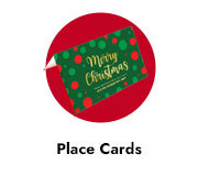 Christmas Place Cards With Guest Names