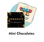 Personalised Congratulations Mini Chocolates