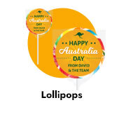 Australia Day Personalised Lollipops