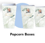 Personalised Popcorn Boxes For Funerals