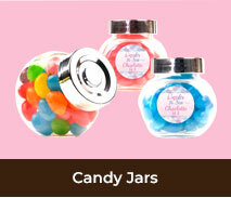 Personalised Candy Jars For 1st Birthday Parties