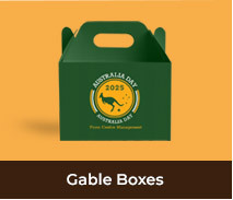 Gable Box Favour Boxes For Australia Day