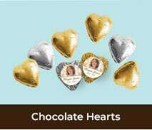 Personalised Chocolate Hearts For Funerals