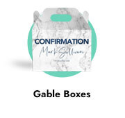 Personalised Gable Boxes For Confirmations