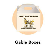 Personalised Gable Boxes For Bucks Nights