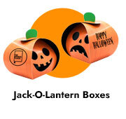 Branded Jack-O-Lantern Boxes