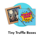 Personalised Tiny Truffle Thank You Boxes