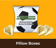 Personalised Pillow Boxes For Sports Teams