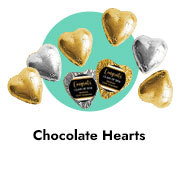 Custom Chocolate Hearts For School Graduations