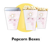 Personalised Popcorn Boxes For Baby Showers