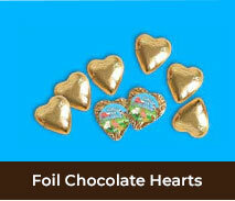 Personalised Birthday Foil Chocolate Hearts