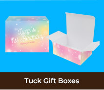 Personalised Kids Party Tuck Gift Box Favour Boxes