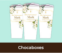 Personalised Confirmation Chocabox Favour Boxes