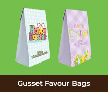 Easter Personalised Favour Bags With Gusset