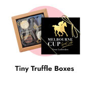 Personalised Tiny Truffle Boxes For Spring Racing