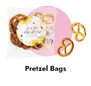 Personalised Pretzel Bags For Gender Reveals