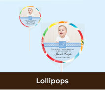 Personalised Christening And Baptism Lollipops