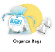 Personalised Organza Bags For Baby Showers